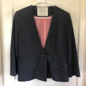Anthropologie Cartonnier Gray Blazer